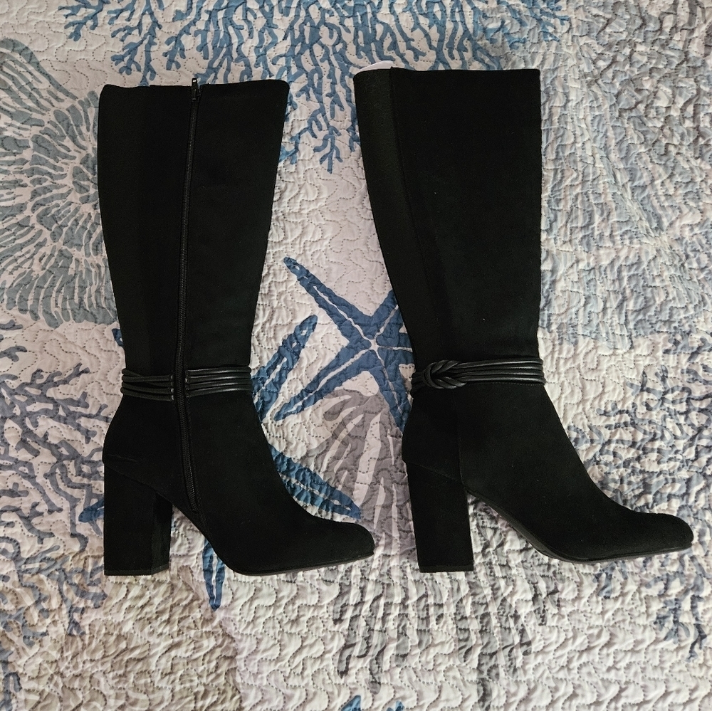 Black LC boots 9.5